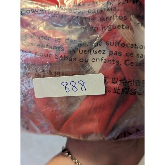 J Crew Women’s Halter Tie Neck Bikini Swim Top XS Red BY633 (888) - Picture 10 of 11